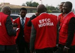 Tension As Anti-corruption Agency,EFCC Storms Ughelli North Secretariat On Fact Finding Mission