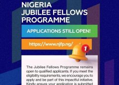 Nigerian Youths Urged To Apply As Jubilee Fellows Programme Offers Career Opportunities