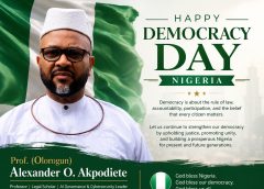 Democracy Day: Akpodiete Urges Commitment To Rule Of Law, Accountability