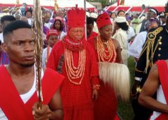 Oyede Community Begins New Era As Oborevwori Presents Staff Of Office To Pioneer Ovie