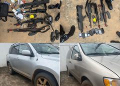 Joint Security Team Intercepts Two Vehicles, Arrests Nine, Recovers 3 AK-47 Rifles In Anambra
