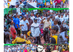 Saboh Celebrates 53rd Birthday with PWDs, Donates Food Items, Cash in Bayelsa
