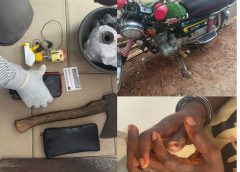 Police Arrest Ex-Convict Over Robberies in Awka, Recover Axe, Cutlass