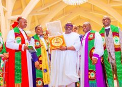Dafinone Commends Oborevwori’s Leadership as CAN Honours Governor with Christian Icon Award